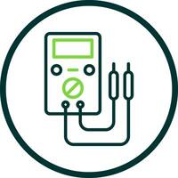 Voltmeter Vector Icon Design