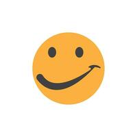 Smile icon emoticon symbol template vector