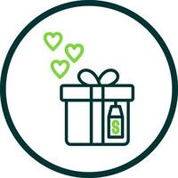 Wrapped present Vector Icon Design