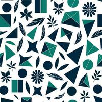 Geometric patterns background vector