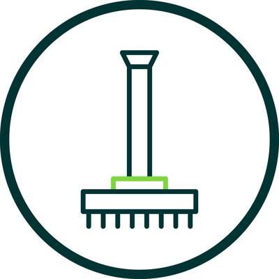 Rake Vector Icon Design