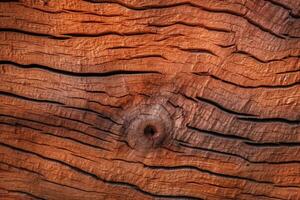 Organic background with the file of textured bark wood. AI Generated photo