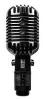 A microphone on a transparent background - AI Generated - Generative AI png