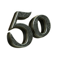 3d rendered medieval number png