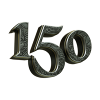 3d rendered medieval number png