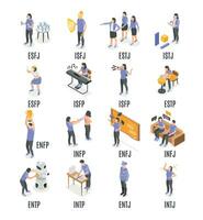 Mbti Types Set vector