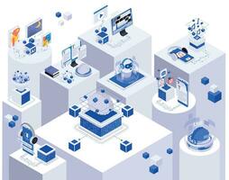 Artificial Intelligence Content Composition vector