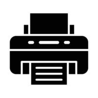 Printer Vector Glyph Icon For Personal And Commercial Use.