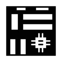 Motherboard Vector Glyph Icon For Personal And Commercial Use.