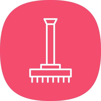 Rake Vector Icon Design