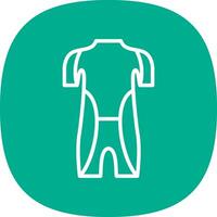Wet Suit Vector Icon Design