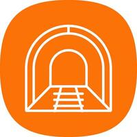 Tunnel Vector Icon Design
