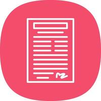 Registered document Vector Icon Design