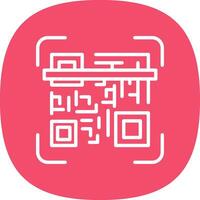 Qr code scan Vector Icon Design