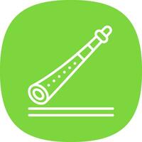 Shakuhachi Vector Icon Design