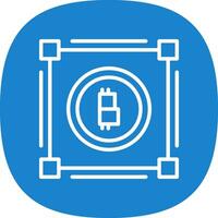 Distributed ledger Vector Icon Design