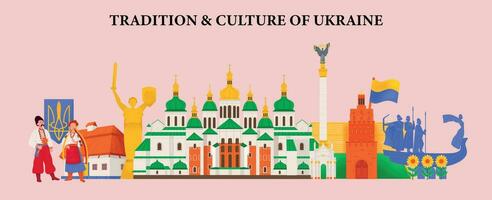 Ukraine Horizontal Poster vector