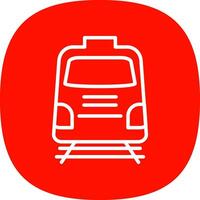 diseño de icono de vector de tren