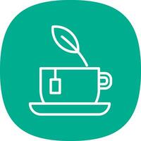 Green tea Vector Icon Design