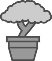 Bonsai Vector Icon Design