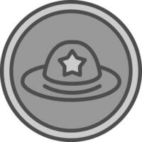 diseño de icono de vector de sombrero