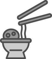 Ramen Vector Icon Design