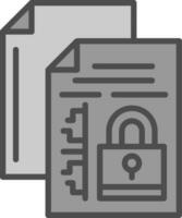 Encrypted Vector Icon Design