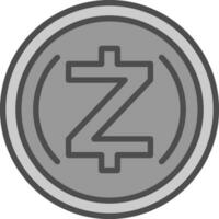 zcash vector icono diseño