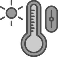 temperatura controlar vector icono diseño