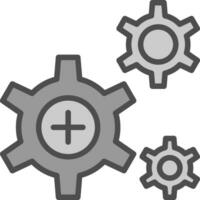 diseño de icono de vector de configuración