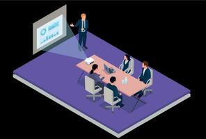 Meeting Room Concept vector