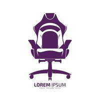 a logo of chair, office chair icon, comfortable chair vector silhouette