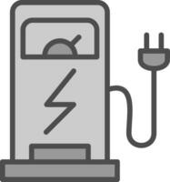 Charging Station Vector Icon Design