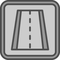 Motorway Vector Icon Design