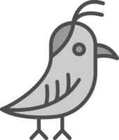 diseño de icono de vector de pájaro