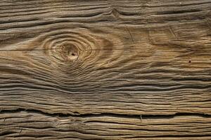 Rough, vivid, weathered wood surface with character. AI Generated photo