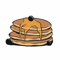 pancake vector illustration for design component