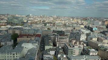 Aerial view of city stone jungle video