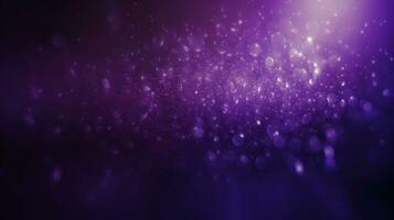 Majestic Purple Background with Radiant Light Blur AI Generated photo