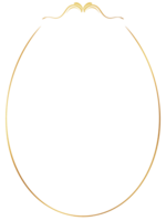 Gold frame luxury Line png