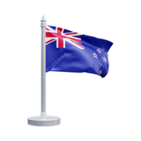 new zealand national flag set illustration or 3d realistic new zealand waving country flag set png