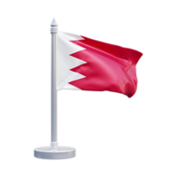 bahrain national flag set illustration or 3d realistic bahrain waving country flag set icon png