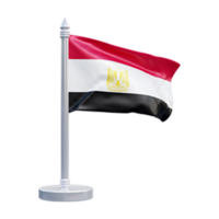 Egypte nationaal vlag reeks illustratie of 3d realistisch Egypte golvend land vlag reeks icoon png