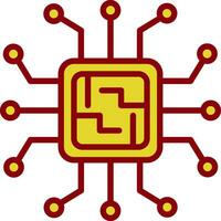 Microchip Vector Icon Design