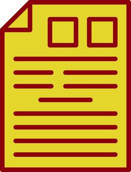 Document Vector Icon Design