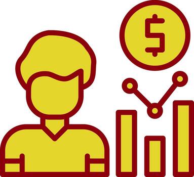 Trader Vector Icon Design