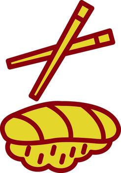 Sushi Vector Icon Design