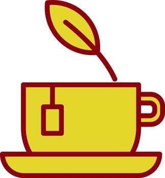 verde té vector icono diseño
