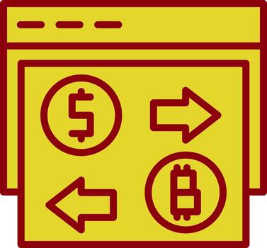 Internet moneda vector icono diseño