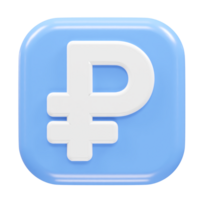 Ruble icon rendering element transparent png